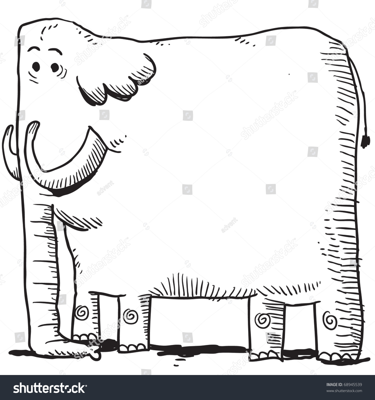 1500x1600 Huge Collection Of 'funny Elephant Drawing' Download More Than