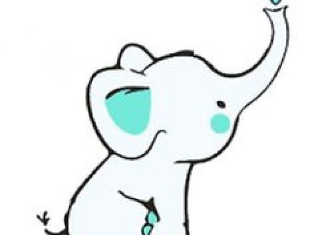 640x480 Drawing A Cute Elephant Cute Elephant Drawing Nursery Sketches