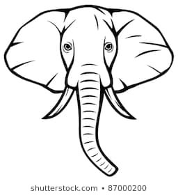 256x280 At Elephant Head Drawing