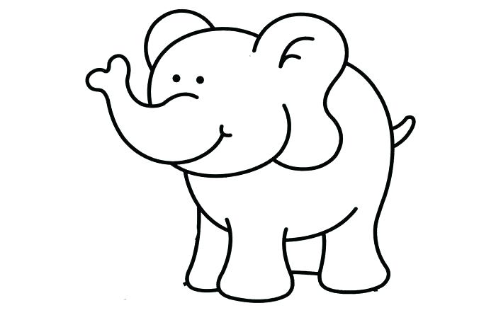 700x452 Elephant Outline Free Download Clip Art Black Tattoo Drawing