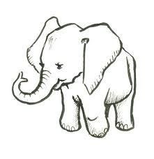 221x228 Best Simple Elephant Drawing Ideas Elephant Art, Elephant