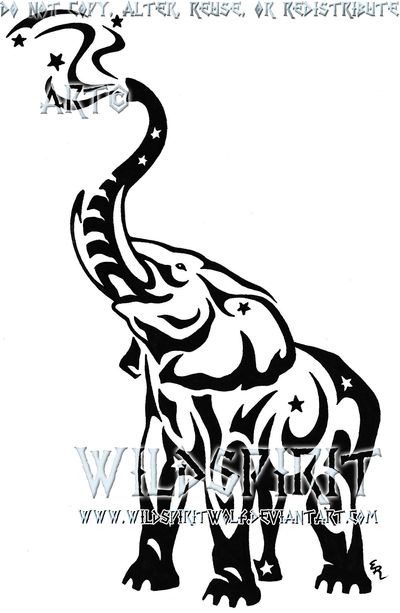 400x613 Elephant Tattoo, I Like I Wouldn't Want The Stars And What Not