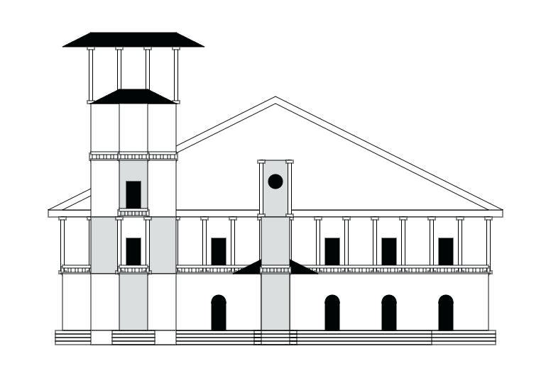Elevation Drawing Of House