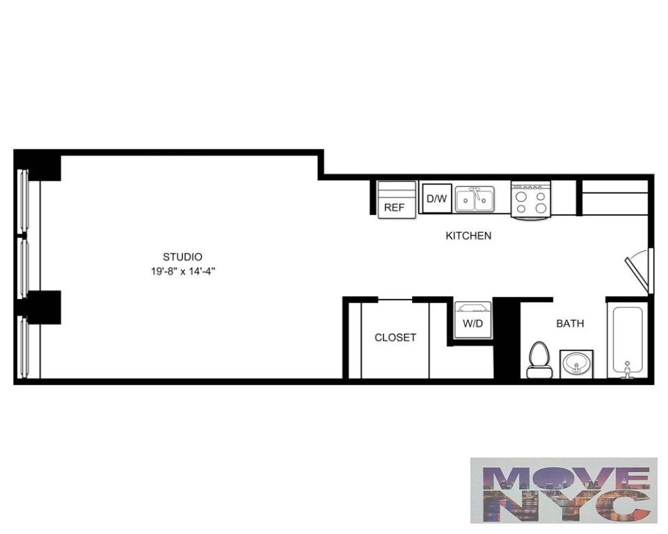 960x768 Nyc Apartments Financial District Studio Apartment For Rent