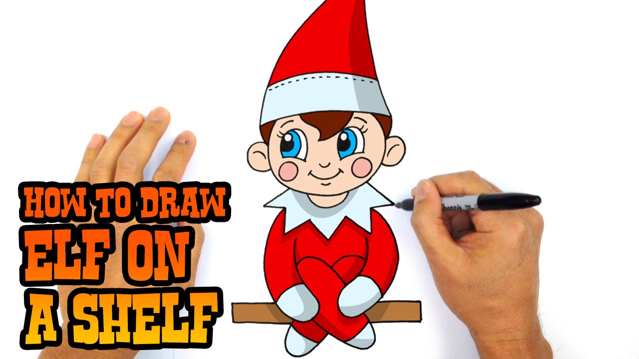 1280x720 How To Draw Elf On A Shelf Drawing Lesson