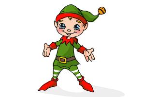 300x200 How To Draw A Christmas Elf