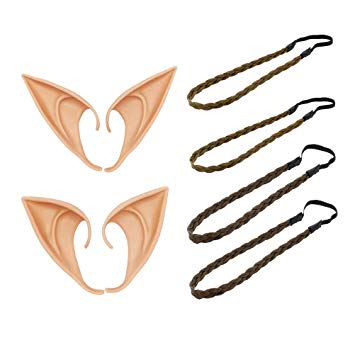 355x355 toyvian pairs elf pixie fairy ears with hair braid anime