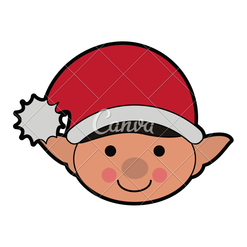 800x800 Elf Or Santas Helper Face Icon