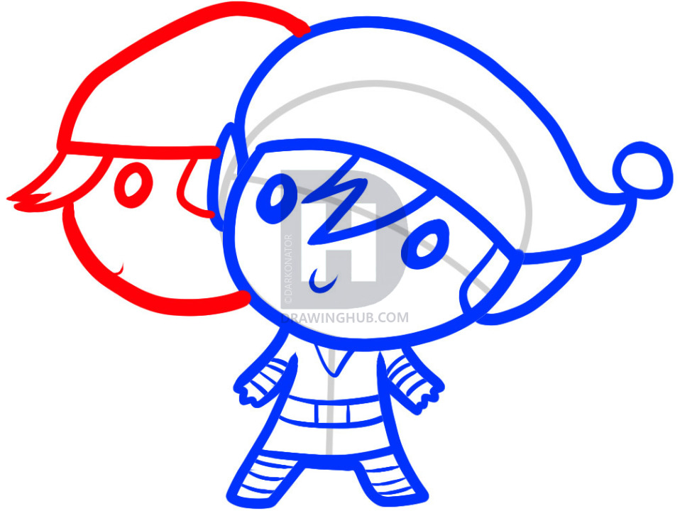 982x720 how to draw christmas elves, christmas elves, step