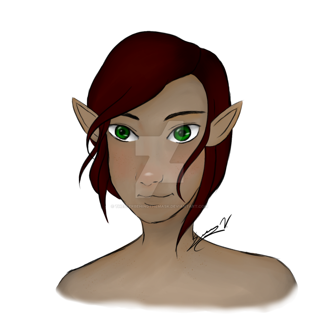 1024x1024 Plain Elf Drawing