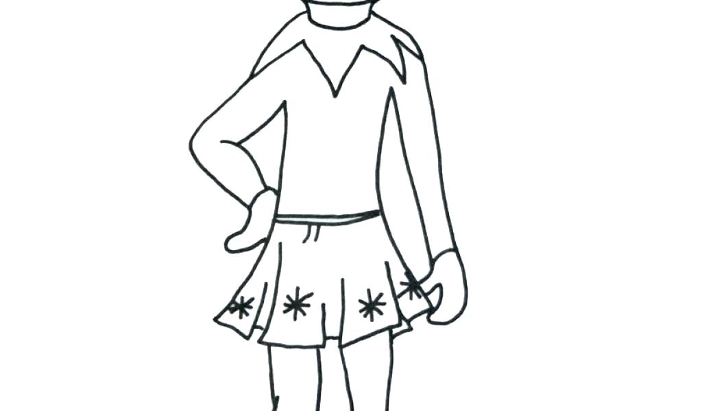 1024x600 Elf On The Shelf Color Pages Coloring Tiny