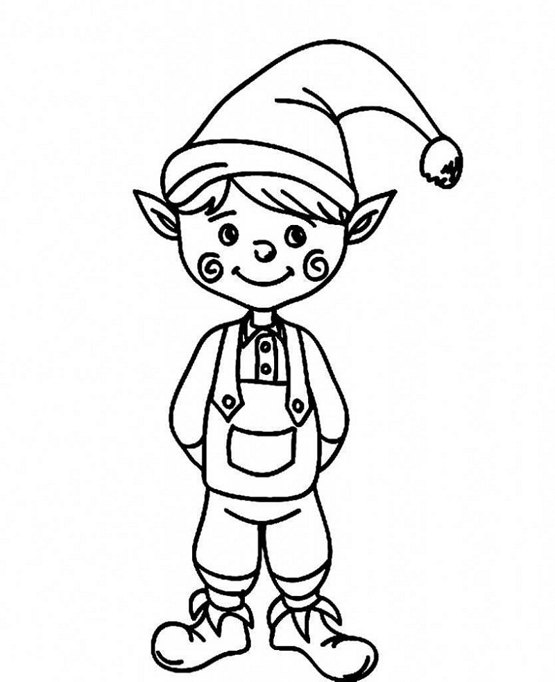 800x982 Elf On The Shelf Coloring Sheets Activity Shelter