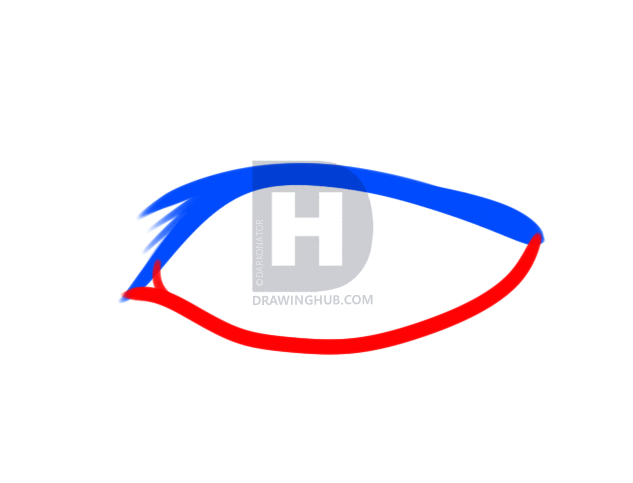 633x483 how to draw the elfen lied eye, step