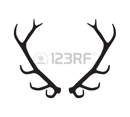 450x405 drawn elk elk horn