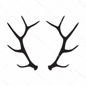300x300 elk antler silhouette clipart elk deer antler ydpnu soidergi