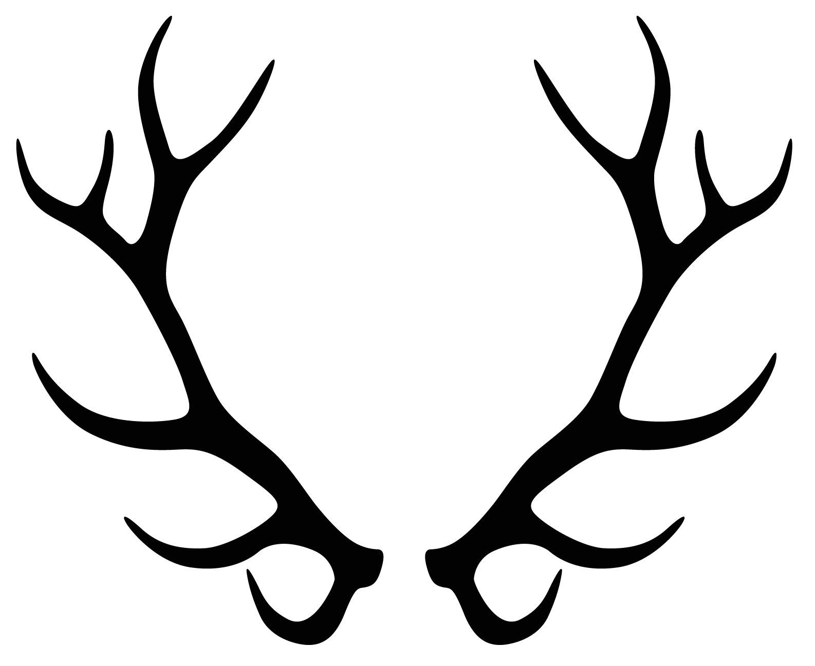 Elk Antler Drawing Free download on ClipArtMag