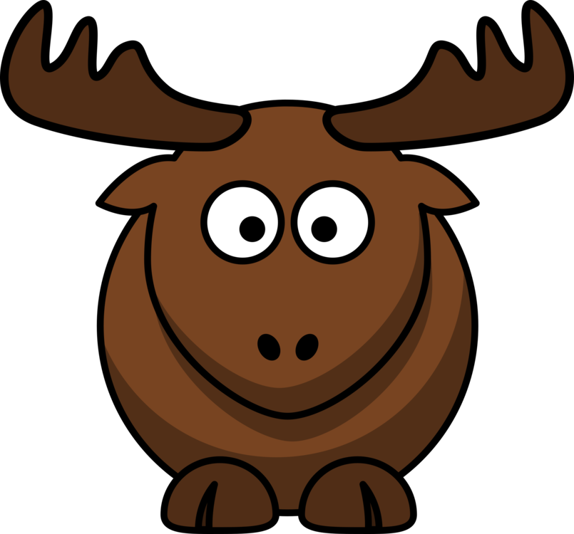 805x750 Elk Cartoon Drawing Download Cc0