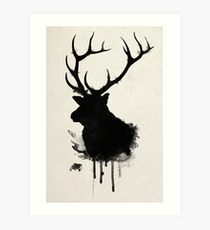 210x230 Elk Drawing Art Prints Redbubble