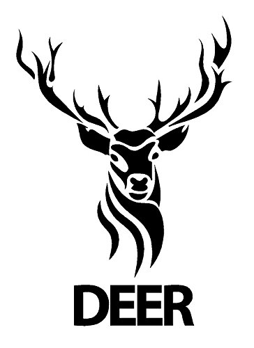 364x500 Newclew Deer Elk Large Head Antler Fancy Stylized Buck