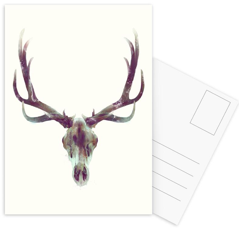 787x800 Elk Skull As Postcard Set