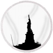 180x180 Silhouette Statue Of Liberty Ellis Island Photograph