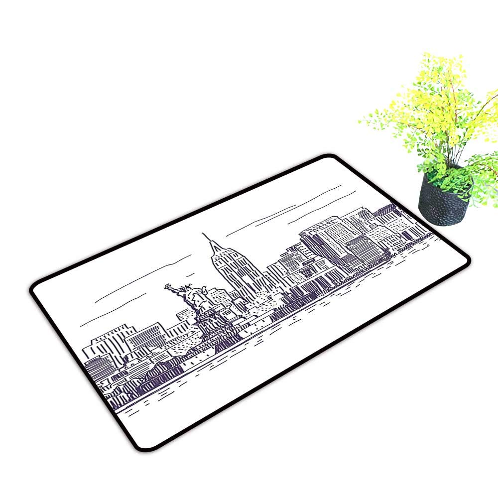 1000x1000 Gmnalahome Extra Thick Door Mat Sketchy Simple View