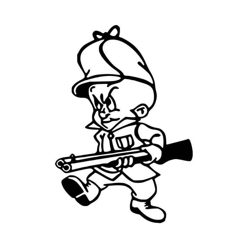 800x800 elmer fudd ver vinyl decal sticker projects to try cartoon