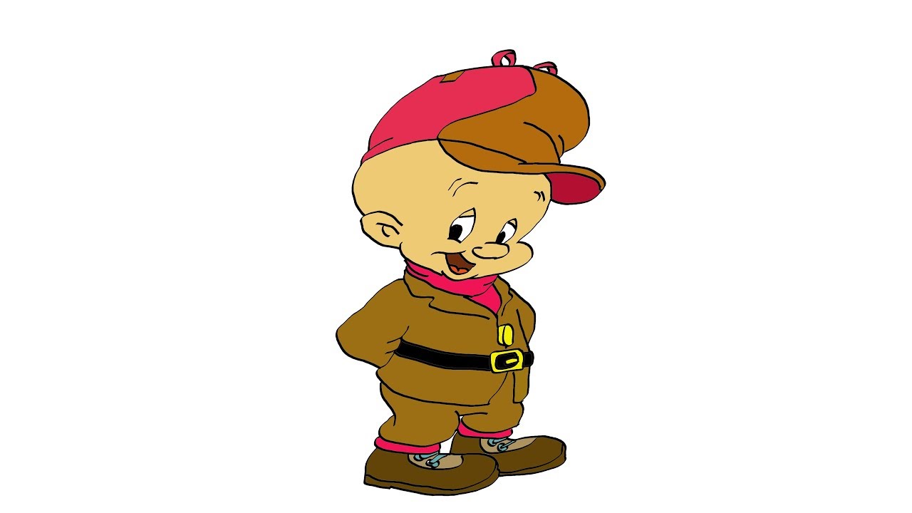 1280x720 how to draw and paint elmer fudd very easy and fast