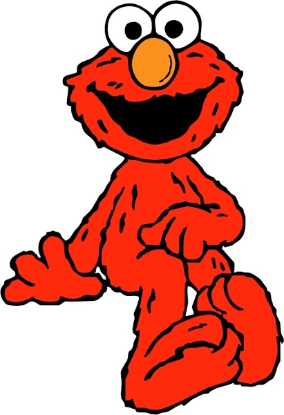 411x600 Elmo Sesame Street Free Vector In Encapsulated Postscript