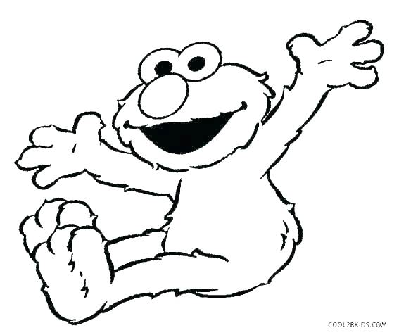 567x476 Elmo Coloring Book Download Cookie Monster Drawing Coloring Book