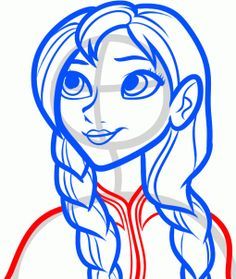 236x279 How To Draw Anna From Frozen Ideas To Paint Drawings, Frozen