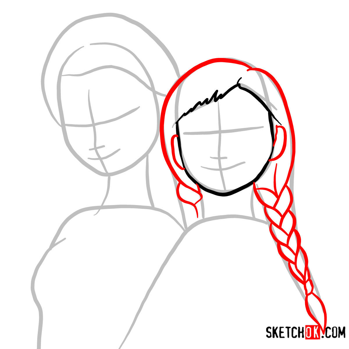 1200x1200 How To Draw Elsa And Anna Together Frozen