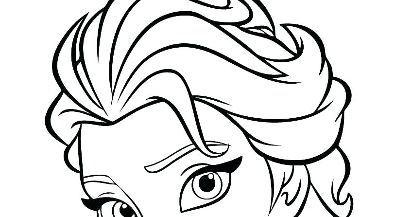 848x446 Princess Elsa Coloring Pages