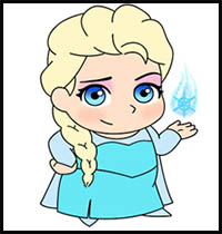 200x210 How To Draw Disney's Frozen Cartoon Characters Drawing Tutorials