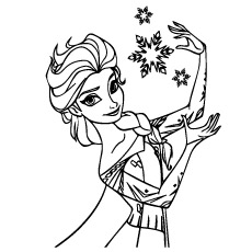 230x230 Huge Collection Of 'elsa Drawing Outline' Download More Than