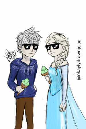 300x450 Jack Frost And Queen Elsa
