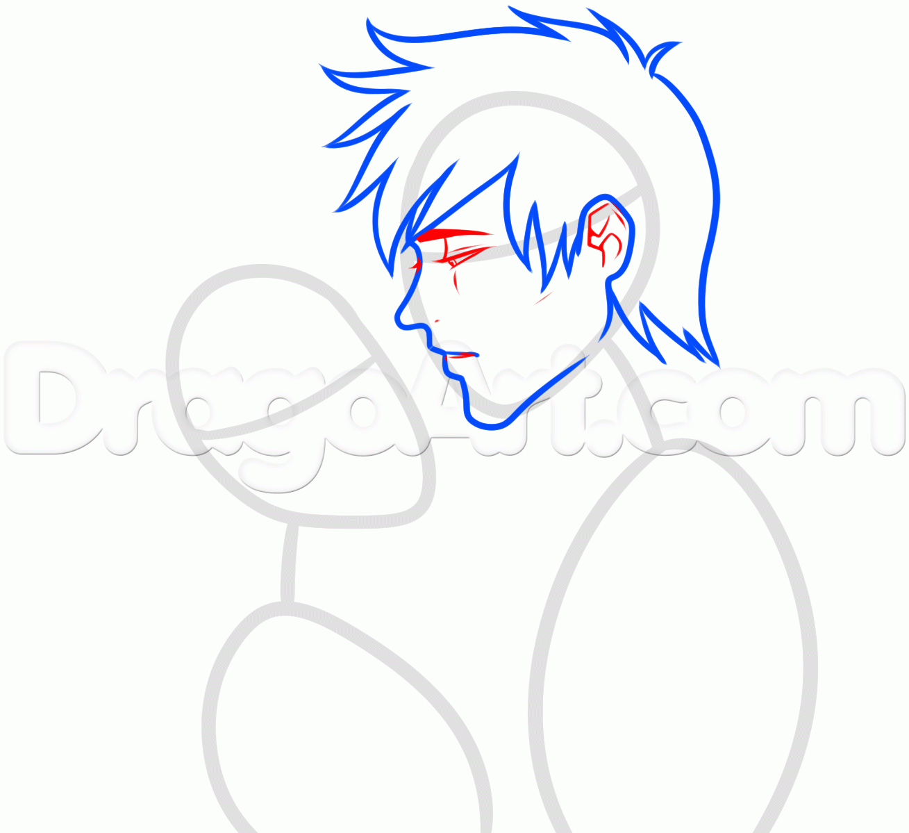 1309x1199 Draw Elsa And Jack Frost, Step