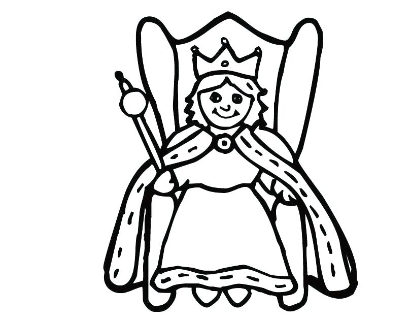 810x630 Queen Coloring Pages Elsa