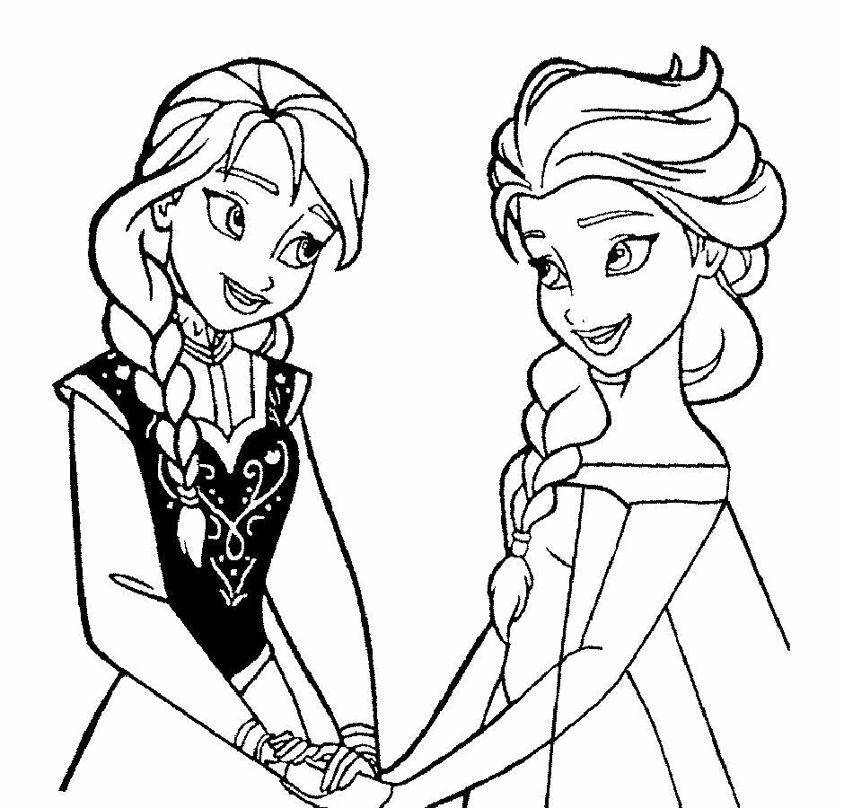 940x900 Elsa Anna Coloring Pages Simplesnacks Top