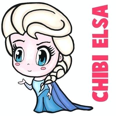400x400 How To Draw Elsa From Frozen Easy Step