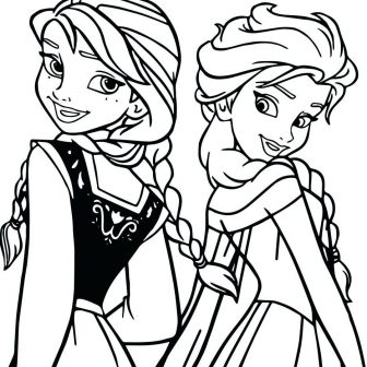336x336 Disney Frozen Anna And Elsa Coloring Pages Castle Book Clips Pdf