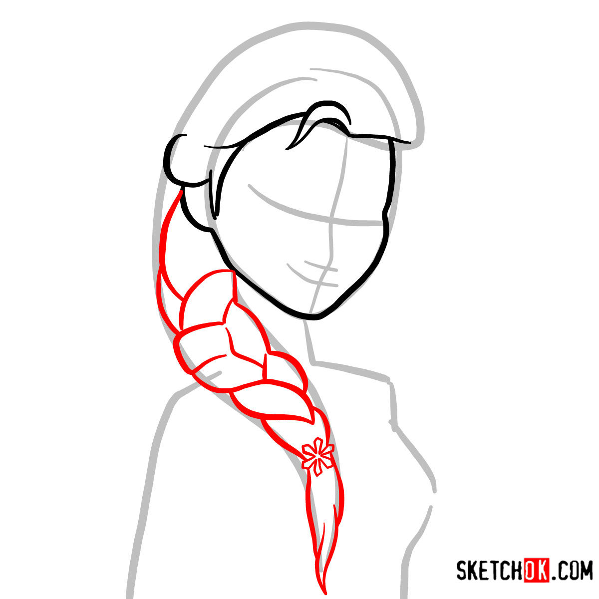 1200x1200 How To Draw Princess Elsa's Portrait Frozen