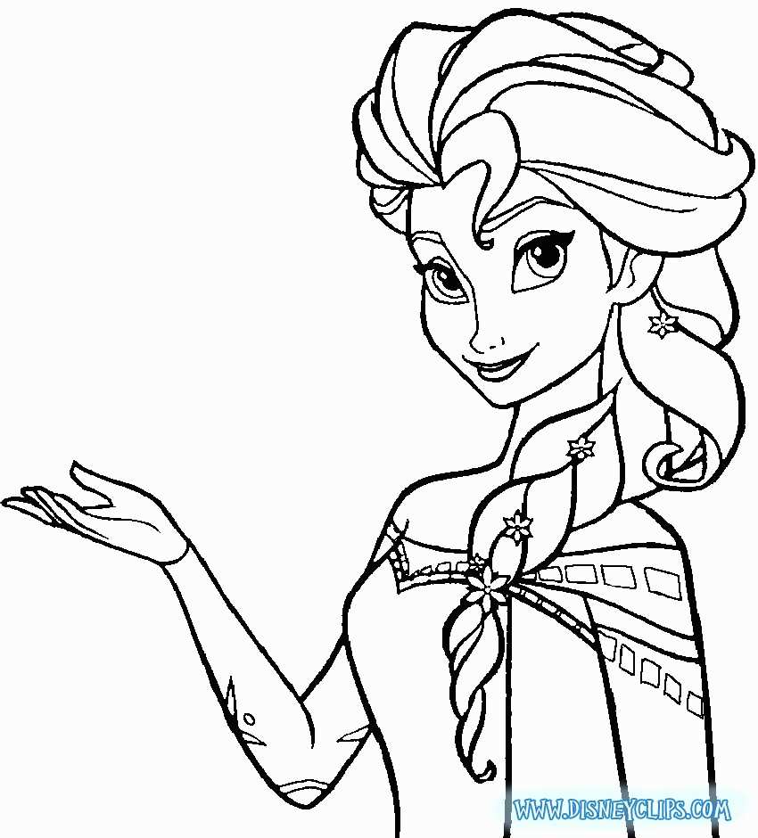 850x940 Marvelous Elsa Coloring Printable Picture Inspirations Pages Clip