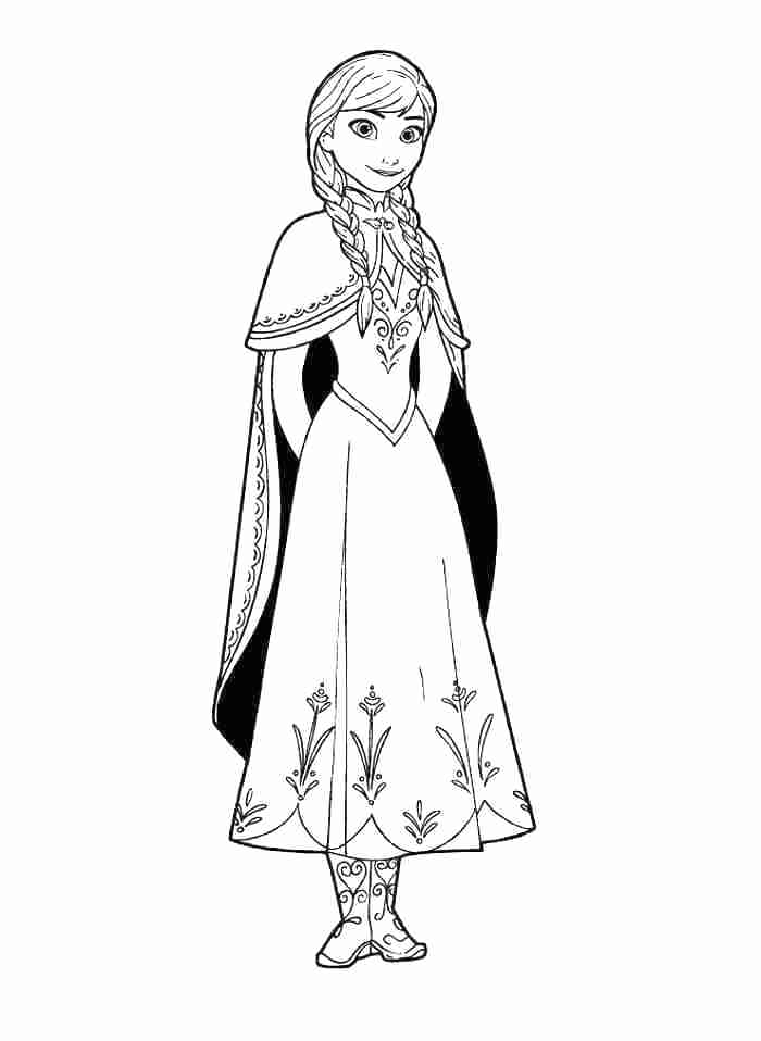 700x958 Frozen Elsa And Anna Coloring Pages
