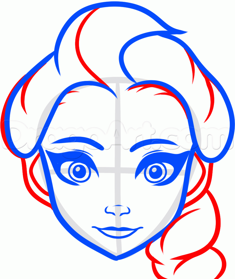 818x972 Learn How To Draw Elsa Easy, Disney Characters, Cartoons, Draw