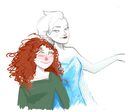 400x358 merida x elsa tumblr