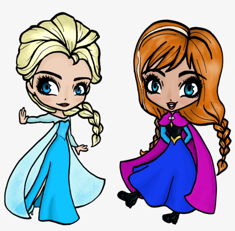 820x805 Elsa Anna Art Olaf Drawing