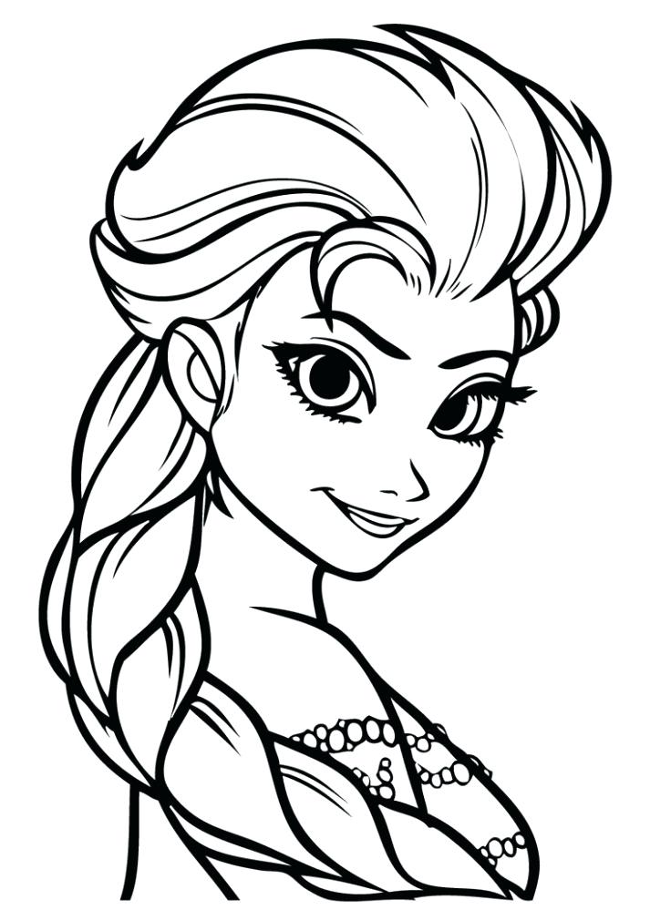 713x999 Frozen Elsa Coloring
