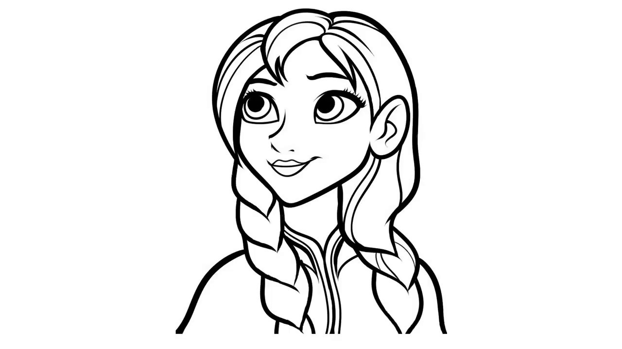 1280x720 How To Draw Elsa Frozen Step