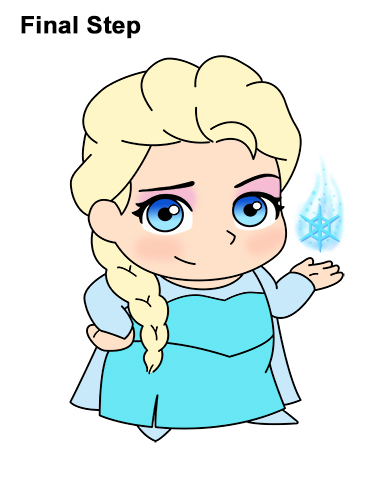 386x500 How To Draw Elsa